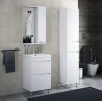 Мебель для ванной комнаты Corozo Теона Z2 50 белая Мебель для ванной комнаты Corozo Теона Z2 50 белая