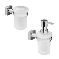 Набор Стакан Wasserkraft Lippe K-6528 + Дозатор K-6599 Набор Стакан Wasserkraft Lippe K-6528 + Дозатор K-6599
