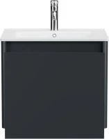 Тумба под раковину без столешницы Allen Brau Gravity 60 1 ящик, матовый антрацит