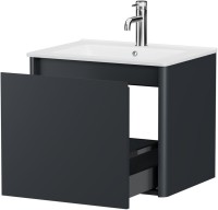 Тумба под раковину без столешницы Allen Brau Gravity 60 1 ящик, матовый антрацит
