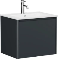 Тумба под раковину без столешницы Allen Brau Gravity 60 1 ящик, матовый антрацит