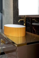 Тумба с раковиной Armadi Art Lucido 100 лиловая, раковина 878-G