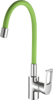 Смеситель для кухни Fashun A4253+B05 хром, зеленый