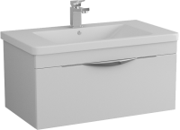 Тумба под раковину Owl 1975 Sjel подвесная, белый лак, 80