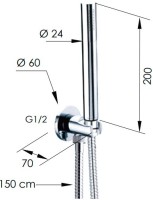 Душевой гарнитур Remer 337M317MM
