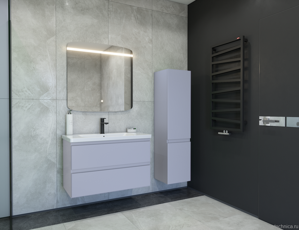 Мебель для ванной комнаты Caprigo Forte 90 подвесная, стилл