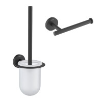 Набор Держатель AQUATEK Оберон AQ4208MB матовый черный + Ершик AQ4210MB матовый черный Набор Держатель AQUATEK Оберон AQ4208MB матовый черный + Ершик AQ4210MB матовый черный