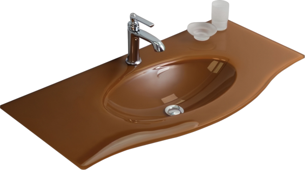 Мебельная раковина Cezares Petalo 90 золото