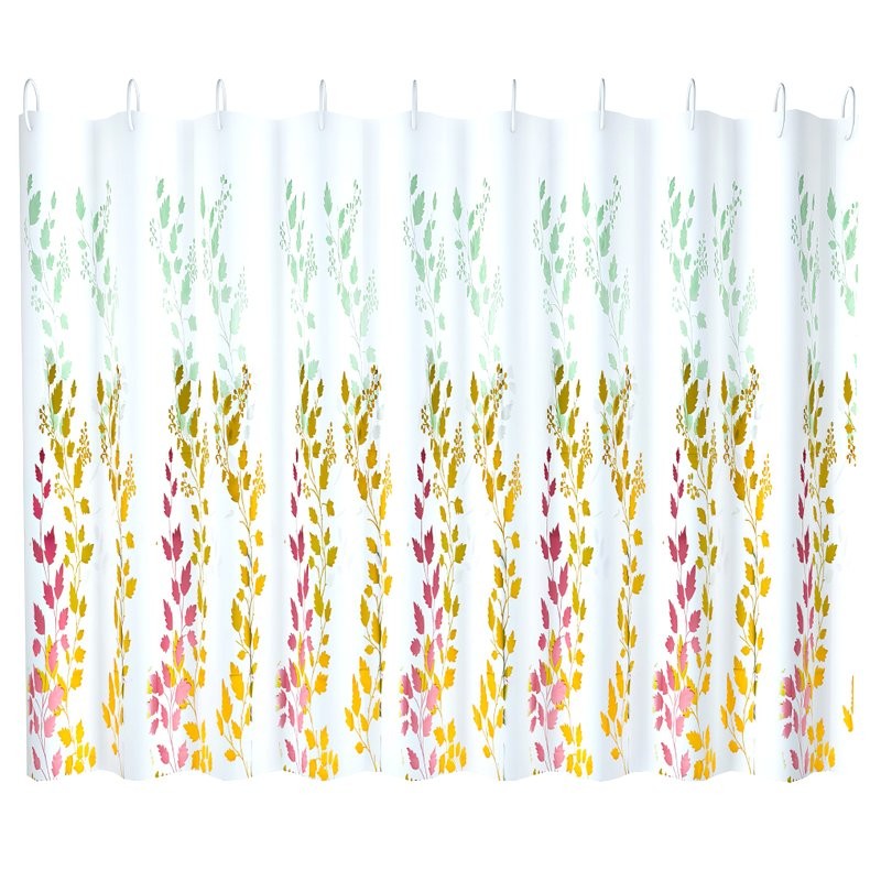 Штора для ванной Fashun A8821 180х180 см, листва