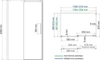 Душевой уголок Wasserkraft Alme 15R07 120x90 см