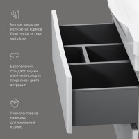 Тумба под раковину без столешницы AM.PM Like 80 подвесная, белый глянец