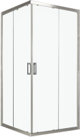 Душевой уголок Vegas Glass ZA Protec 95 04 01 профиль никель, стекло прозрачное