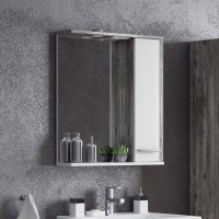 Зеркало Corozo Лорена 75 R антик, с подсветкой