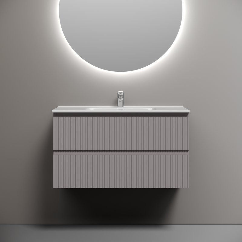 Мебель для ванной комнаты Sancos Snob R 90 doha soft, раковина CN7002