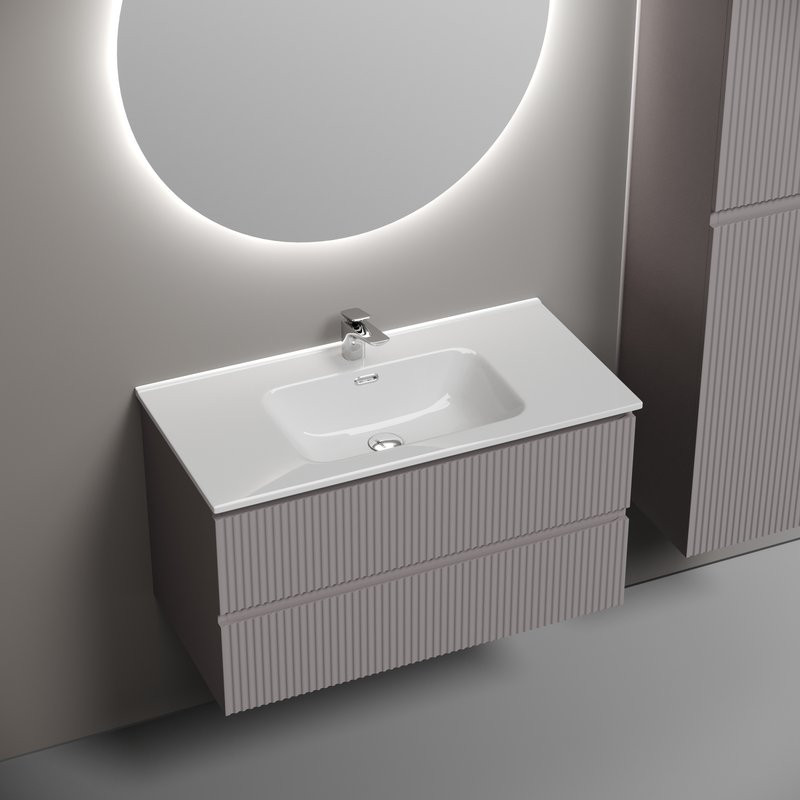 Мебель для ванной комнаты Sancos Snob R 90 doha soft, раковина CN7002