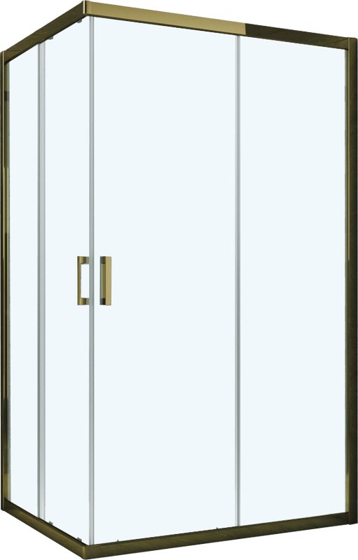 Душевой уголок Vegas Glass ZA-F Tur Novo h1900 110*80 05 01 профиль бронза, стекло прозрачное