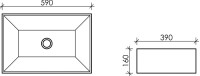 Накладная раковина Ceramicanova Element CN5013