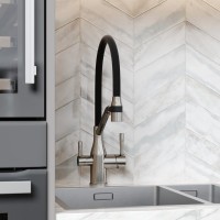 Смеситель для кухни Sancos Orta SC4008BN с гибким изливом, брашированный никель