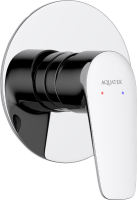 Встраиваемый смеситель для душа и ванны AQUATEK Бетта AQ1166CR С ВНУТРЕННЕЙ ЧАСТЬЮ, хром