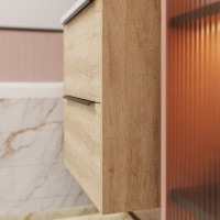 Мебель для ванной комнаты La Fenice Tesoro 60 дуб небраска натуральный