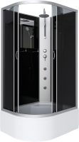 Душевая кабина Niagara Classic NG-2510-14RBKTG 120х80 см, без крыши, с гидромассажем и тропическим  душем