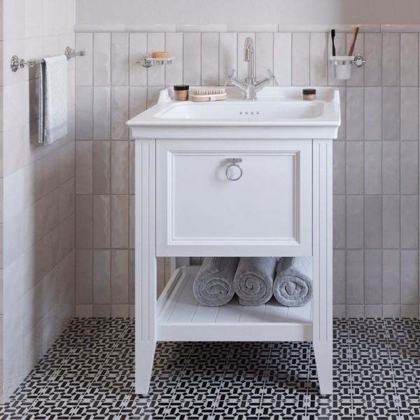 Тумба с раковиной VitrA Valarte 65 матовая белая