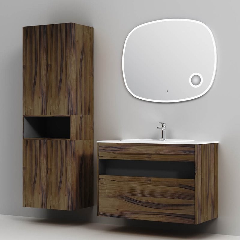 Тумба с раковиной AM.PM Func 100 дуб крафт