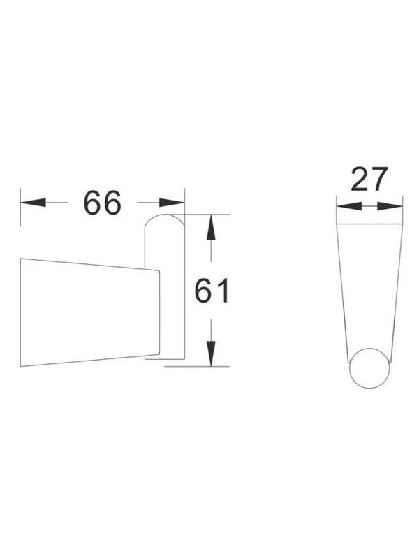 Крючок для ванной комнаты Shevanik SG5711H, черный