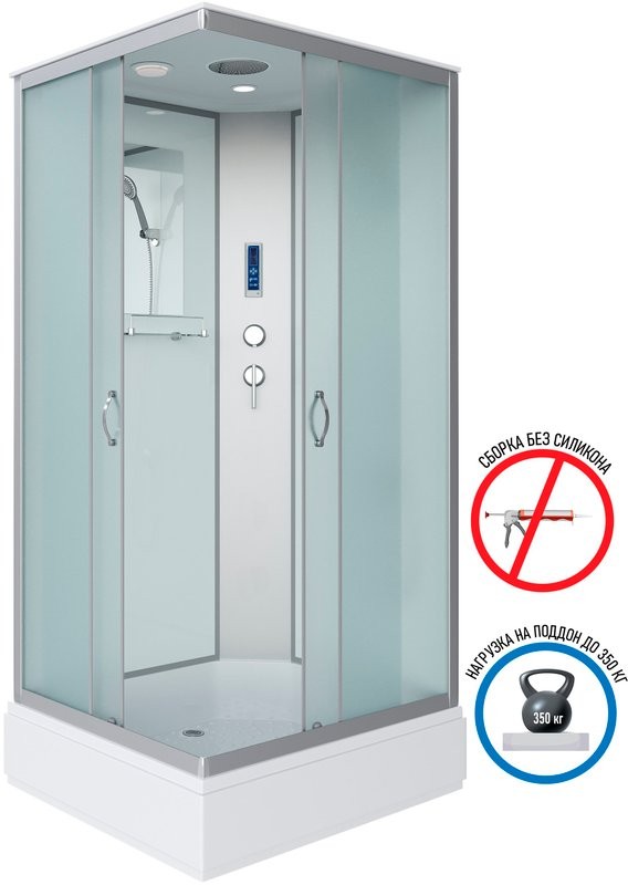 Душевая кабина Niagara Classic NG-33974-14QP 90х70 см, с пультом управления и FM-радио