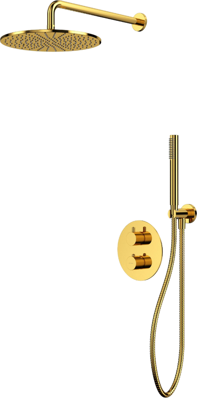 Душевой комплект WHITECROSS Y YSET08GL С ВНУТРЕННЕЙ ЧАСТЬЮ, золото