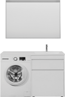 Мебель для ванной комнаты Aquanet Токио 68 1 ящик, с бельевой корзиной R