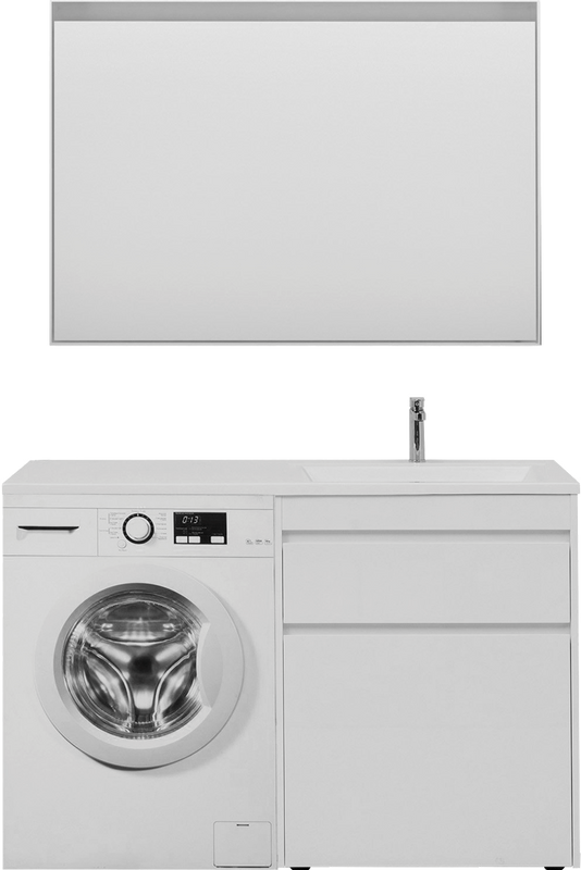 Мебель для ванной комнаты Aquanet Токио 68 1 ящик, с бельевой корзиной R