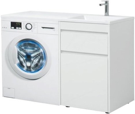 Мебель для ванной комнаты Aquanet Токио 68 1 ящик, с бельевой корзиной R