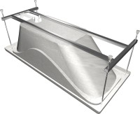 Акриловая ванна Triton Стандарт 160x70 см, пристенная, белая, на ножках