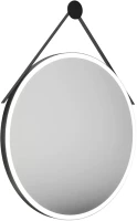 Зеркало круглое KERAMA MARAZZI Cono 70 с подсветкой, черное