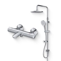 Душевой комплект Термостат AM.PM Like F8050000 для ванны с душем + Стойка F0780064