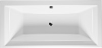 Акриловая ванна Excellent Crown Grand 190x90 см, пристенная, белая, с каркасом
