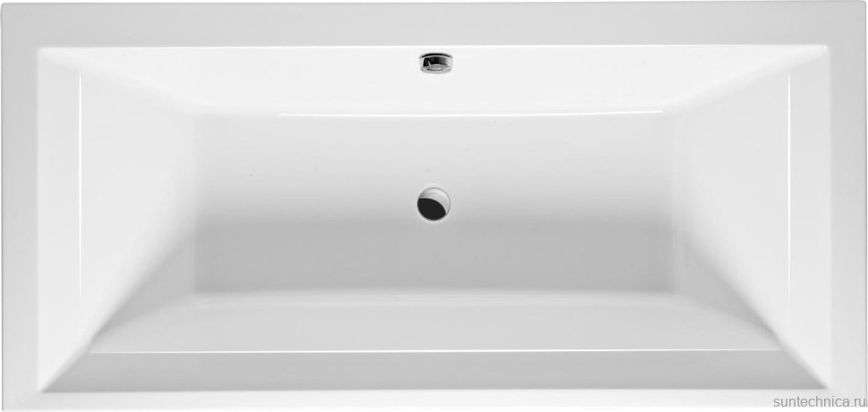 Акриловая ванна Excellent Crown Grand 190x90 см, пристенная, белая, с каркасом