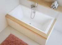 Акриловая ванна Excellent Crown Grand 190x90 см, пристенная, белая, с каркасом