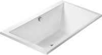 Акриловая ванна Excellent Crown Grand 190x90 см, пристенная, белая, с каркасом
