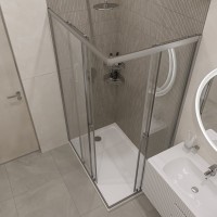 Поддон для душа Artemis 90х90, с сифоном и ножками