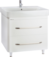 Тумба с раковиной Bellezza Олимпия 60 белая Тумба с раковиной Bellezza Олимпия 60 белая