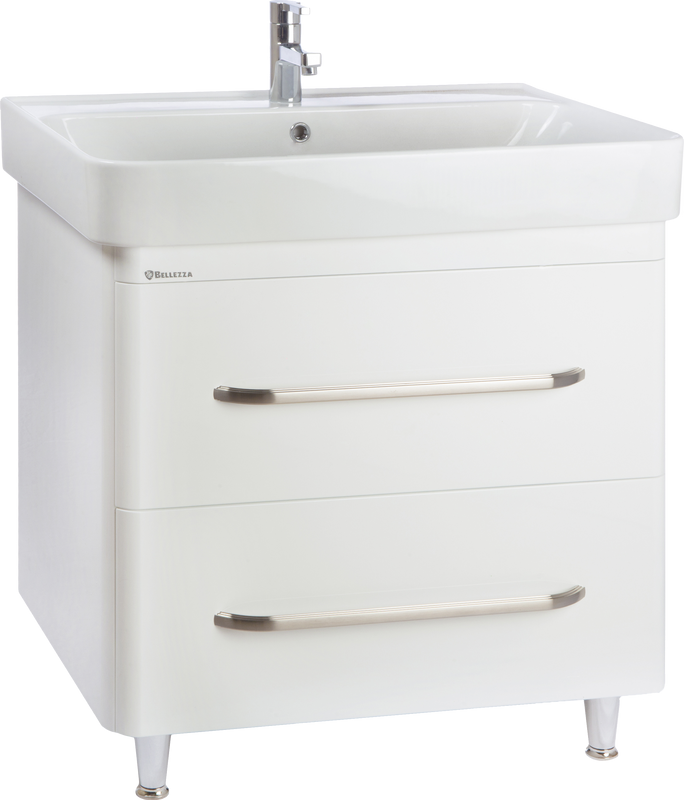 Тумба с раковиной Bellezza Олимпия 60 белая