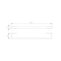 Держатель для полотенец Abber Westen AA1754 хром Держатель для полотенец Abber Westen AA1754 хром