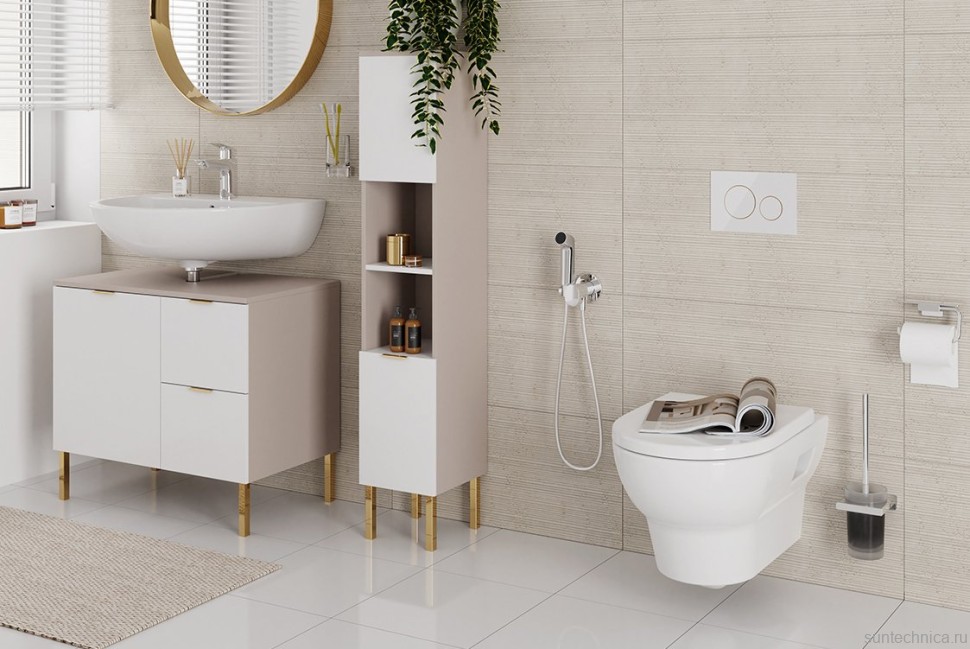 Гигиенический душ Hansgrohe Bidette S 1jet 29232000 со смесителем, C ВНУТРЕННЕЙ ЧАСТЬЮ, хром