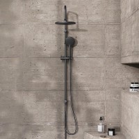 Душевой комплект Смеситель Damixa Scandinavian Pure 361000300 + Стойка Jupiter 977000300