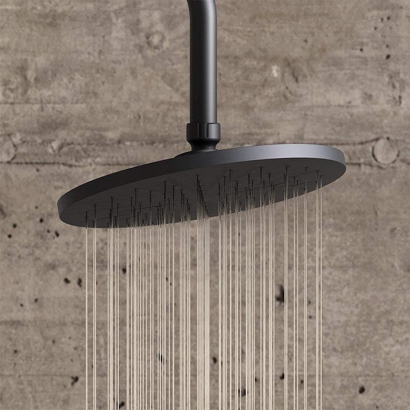 Душевой комплект Смеситель Damixa Scandinavian Pure 361000300 + Стойка Jupiter 977000300