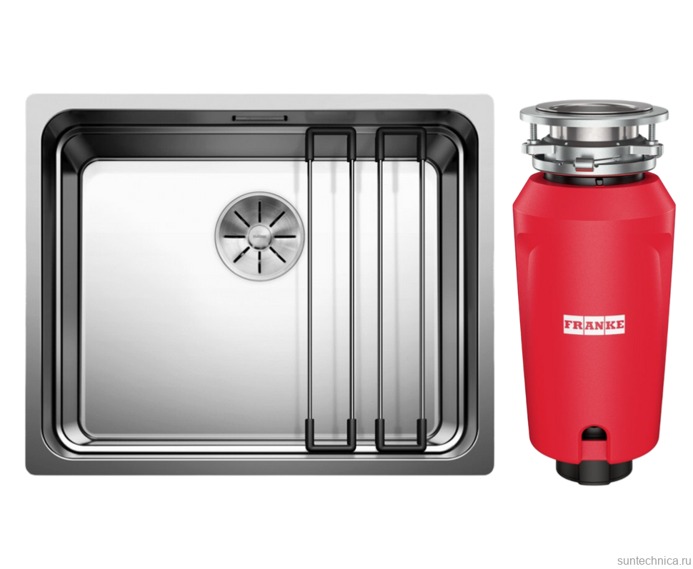 Комплект Мойка Blanco Etagon 500-IF + Измельчитель Franke