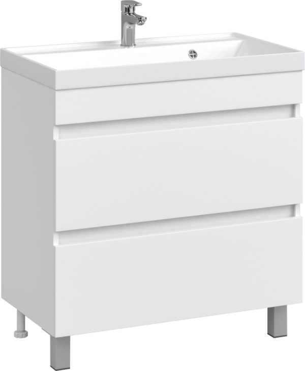 Тумба под раковину Vod-Ok Best 70 напольная, белая