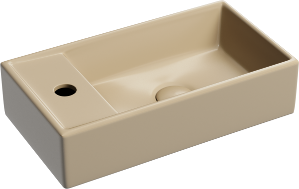 Раковина маленькая в туалет Ceramicanova Element CN6051RMC капучино матовый